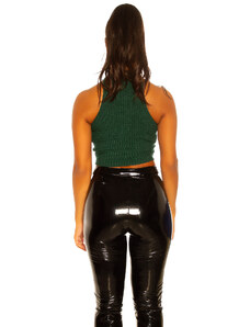 Style fashion Sexy rolák Crop Jumper