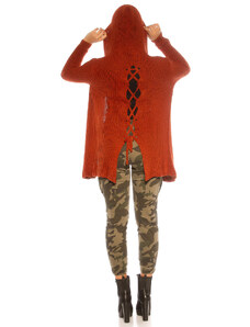 Style fashion Trendy drsný pletený svetr KouCla Grob