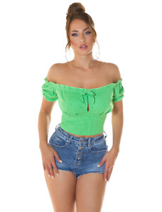 Style fashion Sexy top Koucla Off-Shoulder crop top