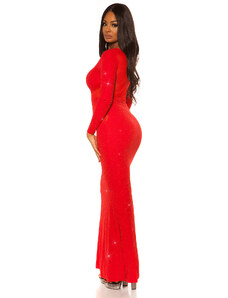 Style fashion Sexy večerní šaty Koucla Red Carpet se síťovinou