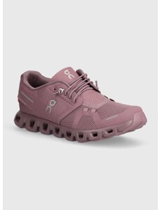 Běžecké boty On-running Cloud 5 fialová barva, 5998022