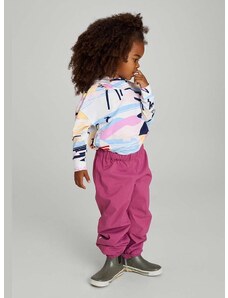 Dětské kalhoty do deště Reima Kaura fialová barva