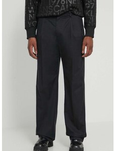 Kalhoty Calvin Klein pánské, černá barva, ve střihu chinos, K10K112950