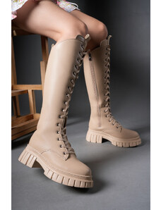 Riccon Ringneth Women's Boots 00121401 Nude Skin.