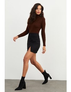 Cool & Sexy Women's Black Cachet Mini Skirt KN55