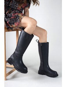 Riccon Black Skin Women's Boots 0012360