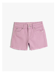 Koton Girls Lilac Shorts & Bermuda