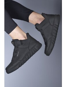 Riccon Black Black Unisex Sneaker Boots 0012383