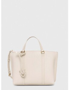 Kožená kabelka Pinko bílá barva, 102833.A1LF
