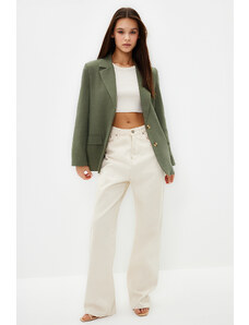 Trendyol Mint Regular Lined Woven Blazer Jacket