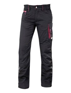 Kalhoty do pasu Ardon FLORET dámské černá/růžová