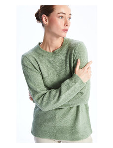 LC Waikiki Women's Crew Neck Plain Long Sleeve Knitwear Sweater