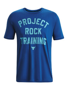 Pánské tričko Under Armour Pjt Rock Training Ss Blue