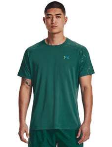 Pánské tričko Under Armour Rush Emboss Ss Green