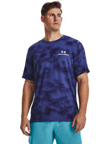 Pánské tričko Under Armour Rush Energy Print Ss Blue