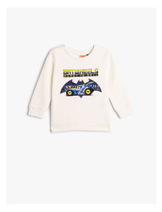 Koton Batman Sweatshirt Licensed Long Sleeve Crew Neck Cotton Raised