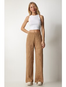 Happiness İstanbul Women's Biscuit Corduroy Sweater Pants