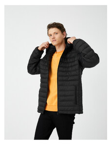 Nafukovací kabát Koton Sezónní kapsa na zip s kapucí Detailní