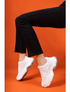 Riccon Women's White Anorak Sneakers 0012141
