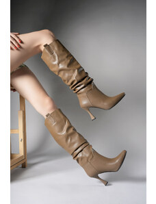 Riccon Bhelzilo Women's Heeled Boots 00128511 Mink Skin