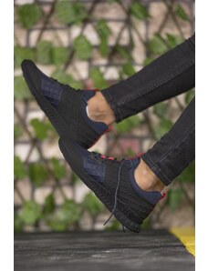 Riccon Navy Red Unisex Sneakers 00121975