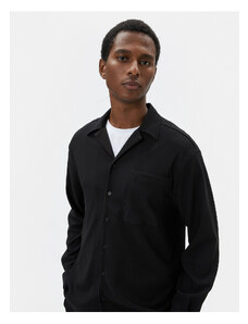 Koton Sports Shirt Turndown Collar Pocket Detailed Buttoned Long Sleeve