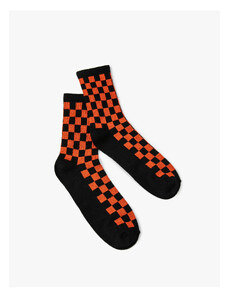 Koton Checkerboard Patterned Socks