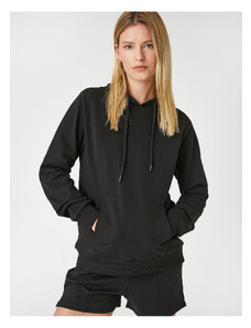 Koton Basic Hoodie and Sweatshirt Kangaroo with Pocket