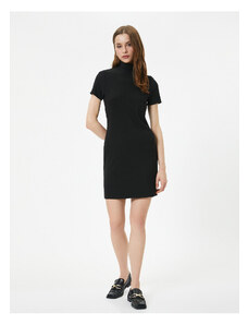 Koton Mini Dress Turtleneck Short Sleeve