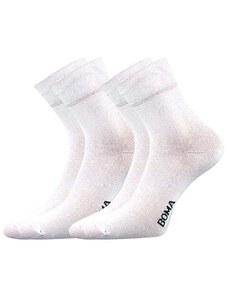 Fuski BOMA Dámské ponožky G-ZAZR 2 páry bílá 36-39 (23,5-26)