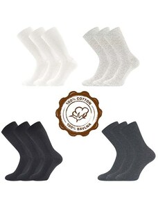 Fuski BOMA Bavlněné ponožky Lonka HALIK bílá 38-39 (25-26)