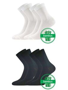 Fuski BOMA Dámské ponožky G-BAMBUS 2 páry černá 39-42 (26-28)