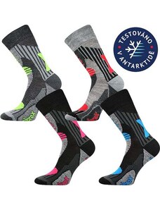 Fuski BOMA Teplé ponožky VoXX VISION černá-magenta 35-38 (23-25)