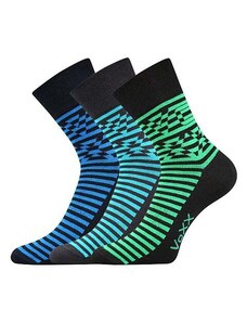 Fuski BOMA Ponožky LAPRAS mix se zelenou 29-31 (43-46)