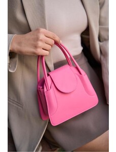 Madamra Women's Pink Maja Clamshell Mini City Women's Bag -