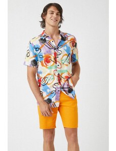 Koton Men's Orange Shorts & Bermuda