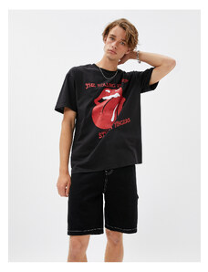 Koton The Rolling Stones Short Sleeve T-Shirt Licensed Printed