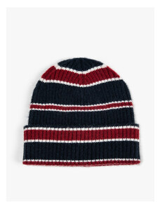 Koton Knit Beanie Multicolored Stripe Pattern