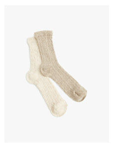 Koton Textured Socks Set of 2