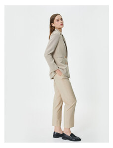 Koton Fabric Trousers Normal Waist Regular Fit