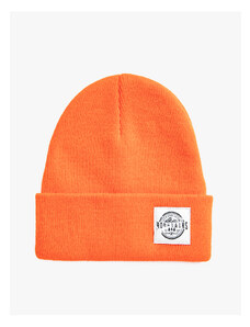 Koton Basic Knit Beanie with Label Detail