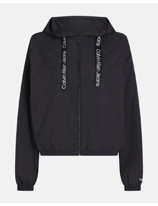 CALVIN KLEIN LOGO DRAWSTRING WINDBREAKER