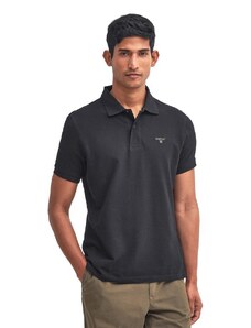 Barbour Lightweight Sports Polo Shirt — Classic Black
