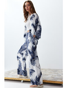 Trendyol Indigo Woven Two Piece Set