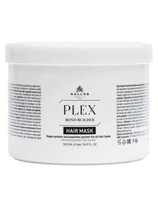 KALLOS Plex Bond Builder Hair Mask 500ml - maska pro obnovu poškozených vlasů