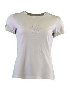 Peak peak round neck t shirt white