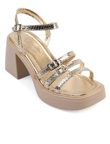 Capone Outfitters Women's Platform Buckle Sandals