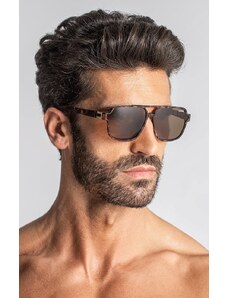 Gianni Kavanagh Hnědé Sluneční Brýle Explorer Sunglasses