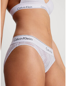 Dámské kalhotky BIKINI 000QF7712E LL0 lila - Calvin Klein