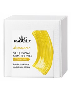 Soaphoria dermacare+ sírové organické mýdlo pro hloubkové čištění a kožní defekty 150g